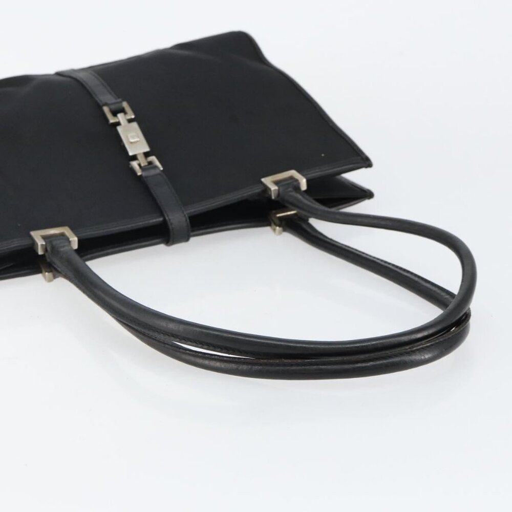 Authentic GUCCI Jackie Shoulder Bag Nylon Black Silver 002 1073 3444 - Picture 14 of 16